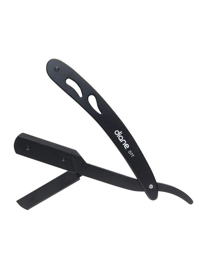 Diane Professional Straight Edge Shaving Razor, Black, 0.15 lb - Image 3