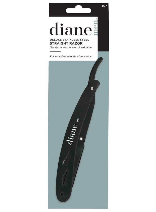 Diane Professional Straight Edge Shaving Razor, Black, 0.15 lb - Image 5