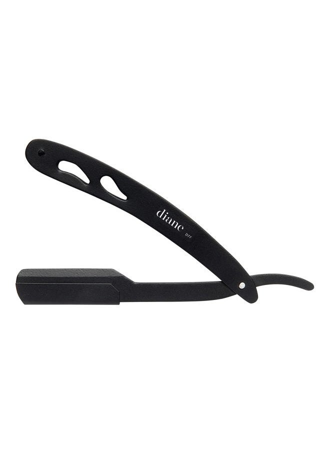 Diane Professional Straight Edge Shaving Razor, Black, 0.15 lb - Image 2