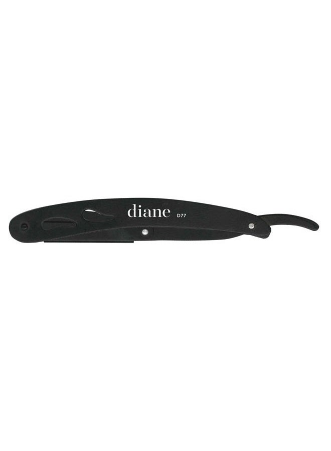 Diane Professional Straight Edge Shaving Razor, Black, 0.15 lb - Image 4