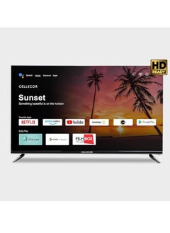 Cellecor Smart TV E-32X HD LED Smart Android TV, 24W Dual Speakers Sound, Latest Bluetooth Connectivity, Android Version 10, Chromecast Built-In Specifications HD Resolution|512 MB RAM| 4GB ROM