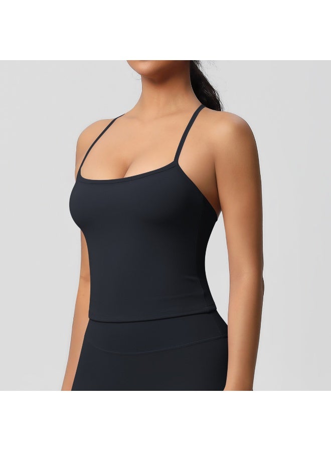 كوينج Beautiful Back Yoga Suit Quick Drying Top Running Sports Vest Slim Fit Fitness Suit Yoga Clothing Sportwear Woman Top - Image 2