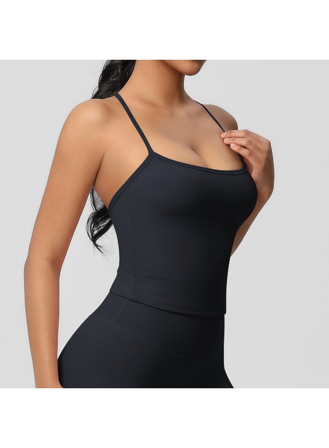 كوينج Beautiful Back Yoga Suit Quick Drying Top Running Sports Vest Slim Fit Fitness Suit Yoga Clothing Sportwear Woman Top - Image 3