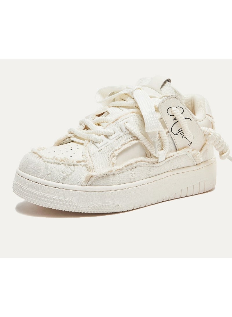 KUYING New Thick Sole Elevated Board Shoes  - Image 4