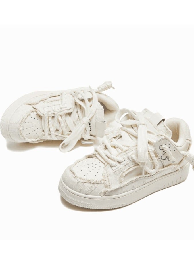 KUYING New Thick Sole Elevated Board Shoes  - Image 1