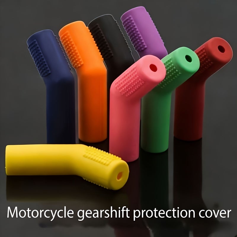 Green 2-Piece Motorcycle Anti-Slip Shift Lever Covers For Bikes - Image 3