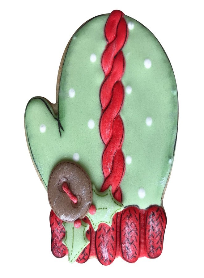 LILIAO Christmas Winter Mitten Cookie Cutter - 3.1 x 4 inches - Stainless Steel - Image 2