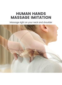 MARK STORE Mini Neck and Back Massager with Soothing Heat, Electric Deep Tissue 3D Kneading Massage Pillow for Shoulder, Leg, Body Muscle Pain Relief, Home, Office, and Car Use  - Image 3