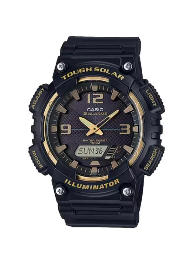 كاسيو Men's Analog-Digital Display Watch With Black Resin Strap - AQ-S810W-1A3