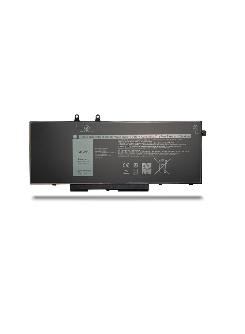 Terabyte REPLACEMENT 15.2V 68Wh 3HWPP Laptop Battery Compatible with Dell 03HWPP 10X1J N2NLL 1VY7F 3YNXM 451-BCMN Latitude 5401 5410 5411 5501 5510 5511 Precision 3541 3551 Series - Image 1