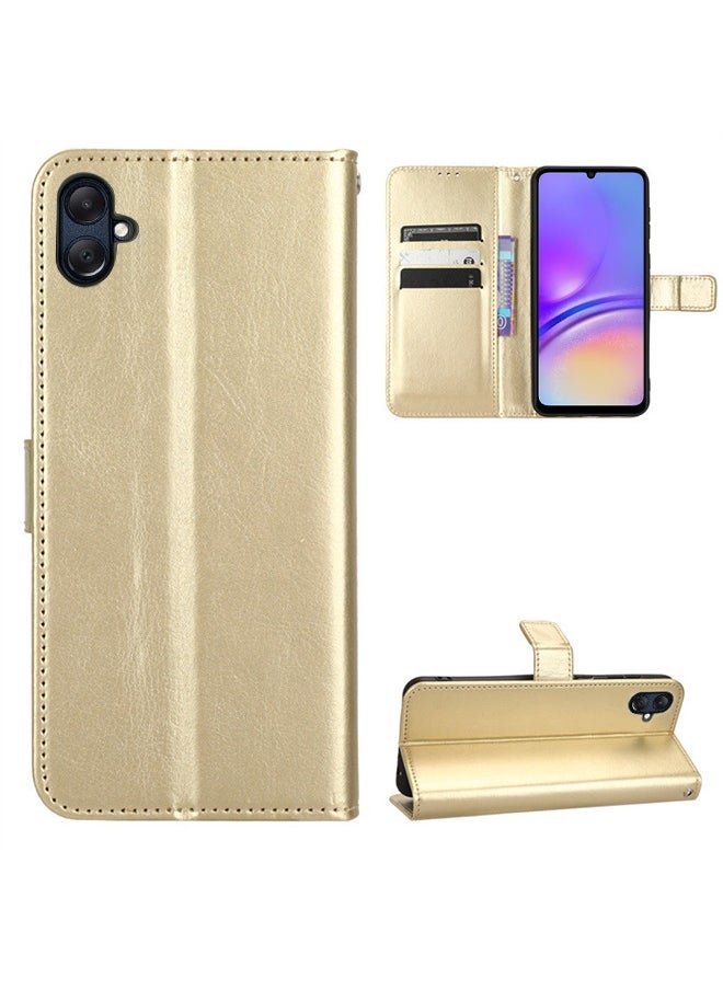 X-level Samsung Galaxy A05 4G Phone Case Cover with Full Body Camera Len Protector PU Leather Wallet Card Holder Shockproof Protective Back Cover with Release Hand Phone Holder Daily Video Kickstand  - Image 2