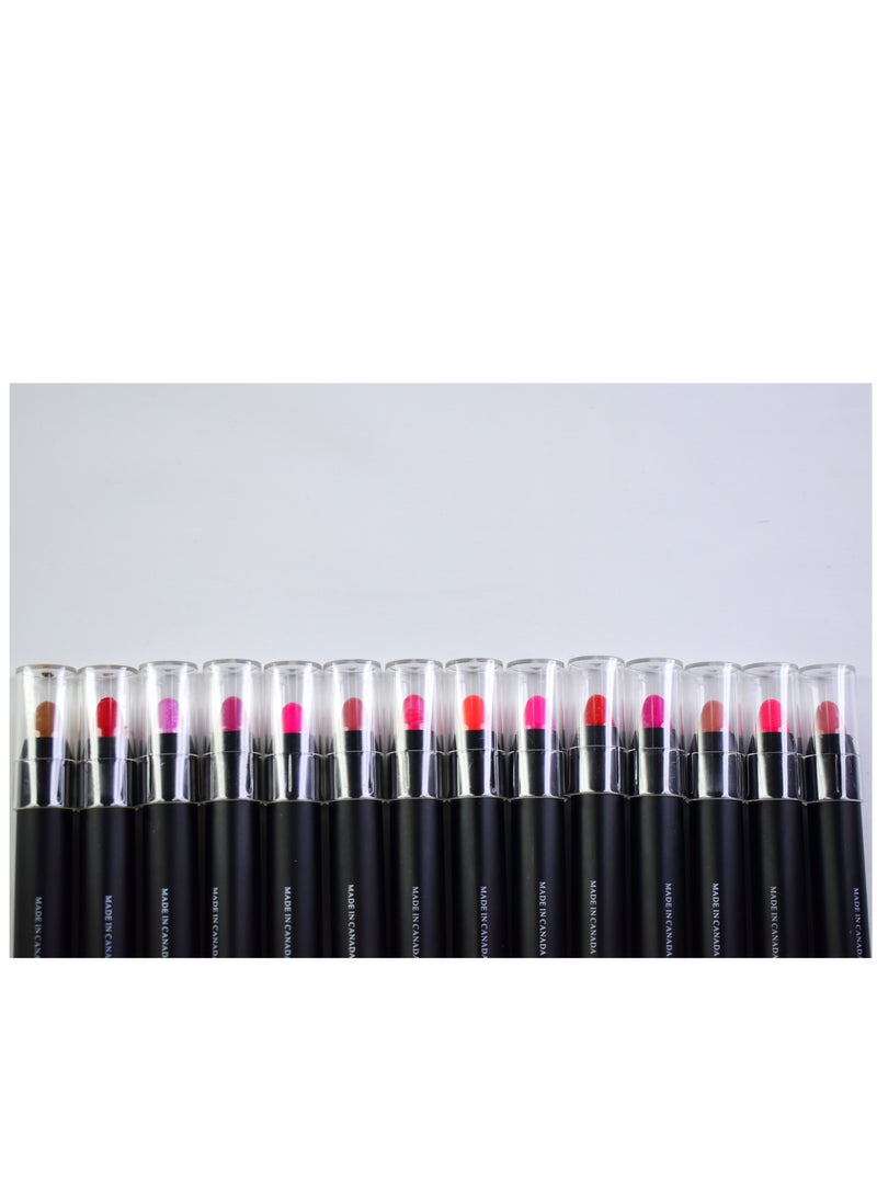 Attractive Modern Lipstick MultiColour Collection For Girls 15 Colours - Image 2