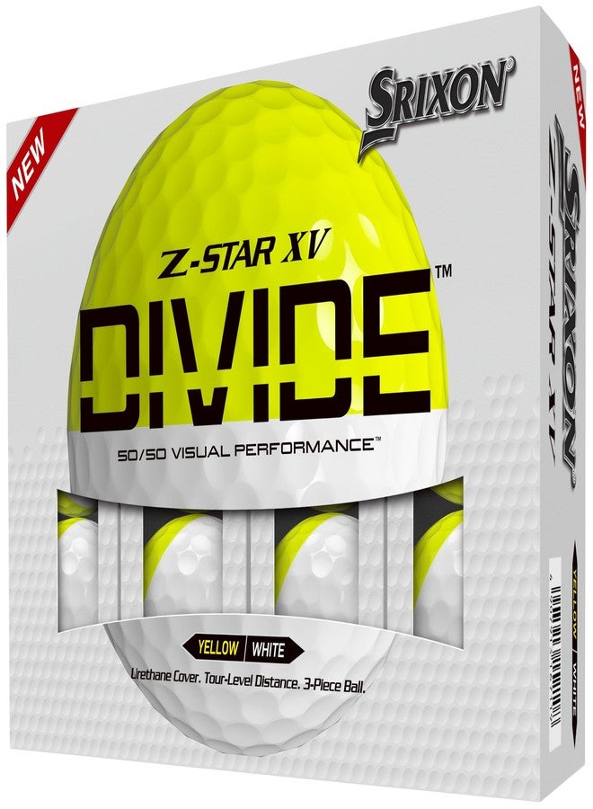 Srixon Z-Star XV Divide Golf Balls, Z-Star 8 - Image 1