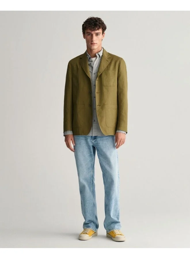 GANT  Gant Regular Fit Banker Stripe Poplin Shirt for Men | Best Price UAE