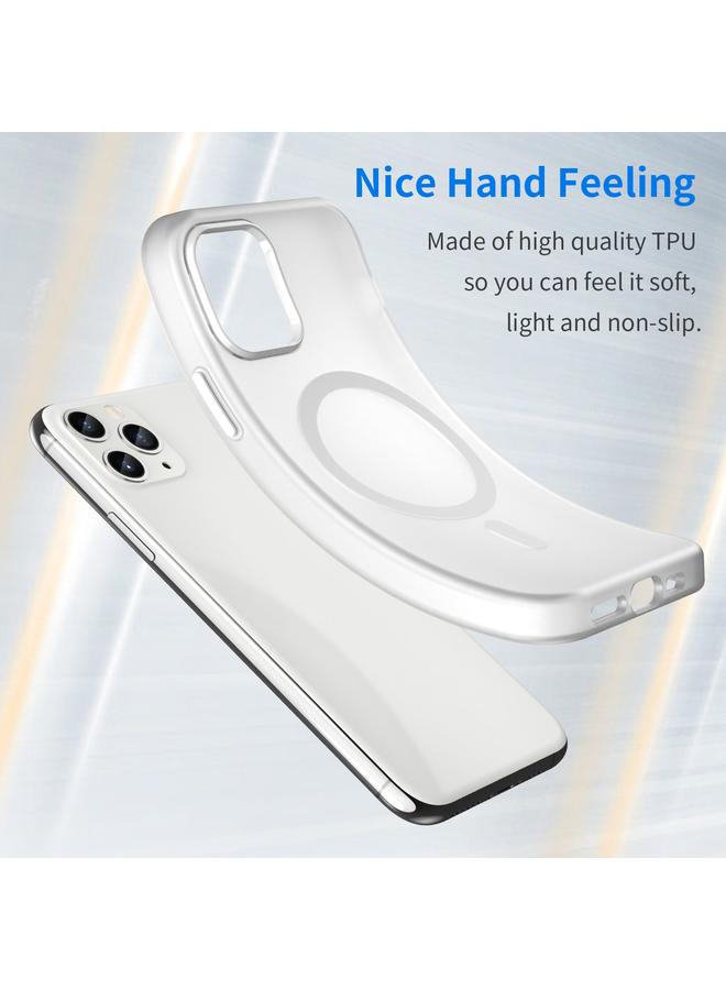 Zaboon Case For iPhone 11 Pro MagSafe Frosted Translucent TPU + PC Full Coverage Phone Case - Image 3