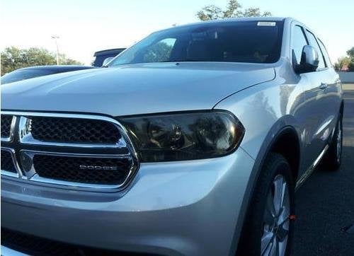SlickMod Precut Vinyl Tint Cover for 2011-2018 Dodge Durango Headlights (20% Dark Smoke) - Image 2