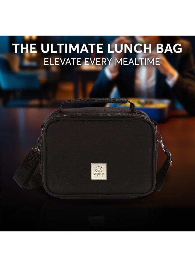 Umami Insulated Lunch Box Bag for Adults (Deep Black) - Image 2