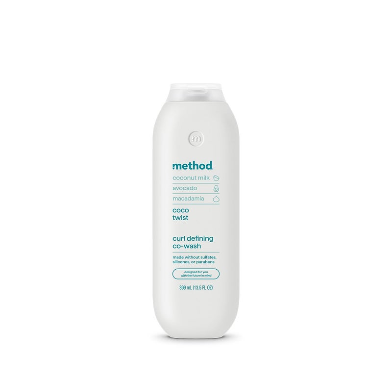 Method Curl Defining Co-Wash, Coco Twist â€“ Moisturizes & Detangles Hair - Sulfate Free, Paraben Free & Safe for Color Treated Hair - 13.5 oz - Image 1