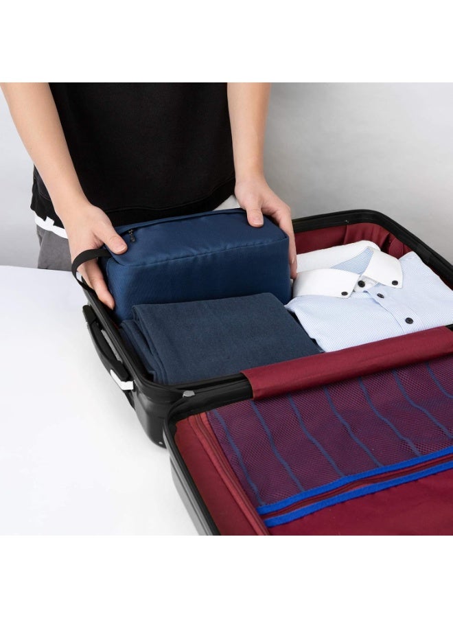 Vorspack Toiletry Bag Hanging Dopp Kit for Men Water Resistant Shaving Bag for Travel, Navy Blue, One Size - Image 2