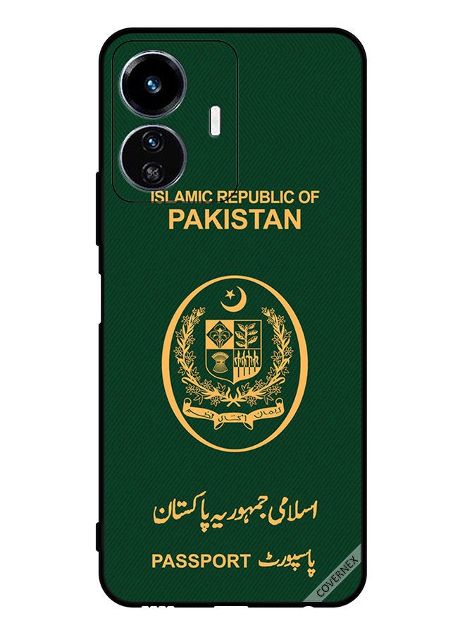 Covernex Protective Case Cover For vivo Y77e Pakistan Passport Pattern - Image 1