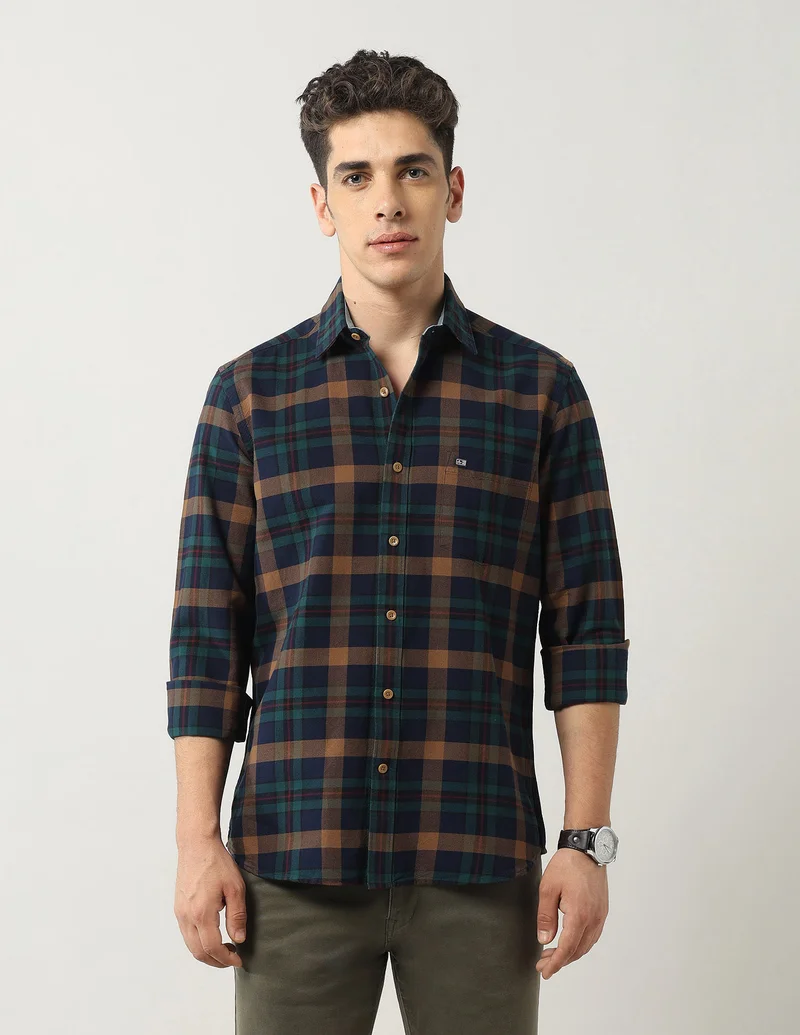 Tartan Checked Slim Fit Shirt