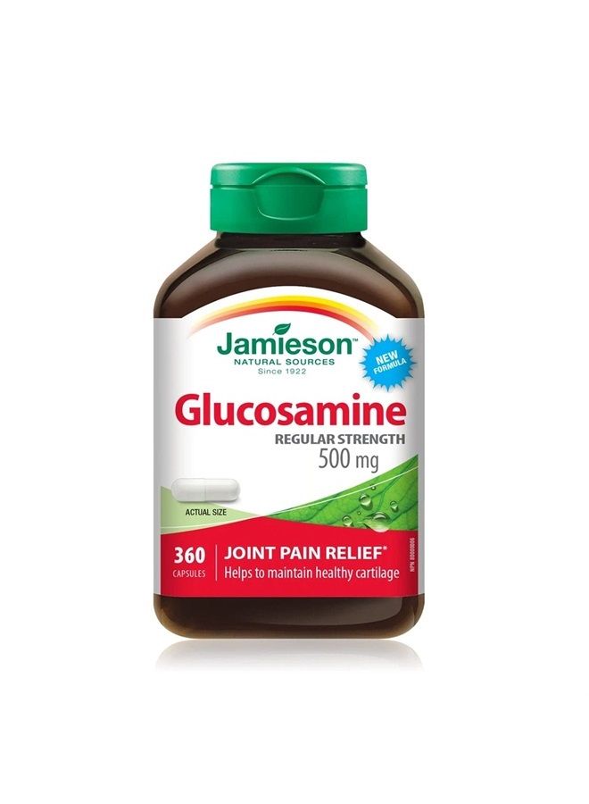 Jamieson Glucosamine Sulfate 500mg 360 Capsules - Image 1