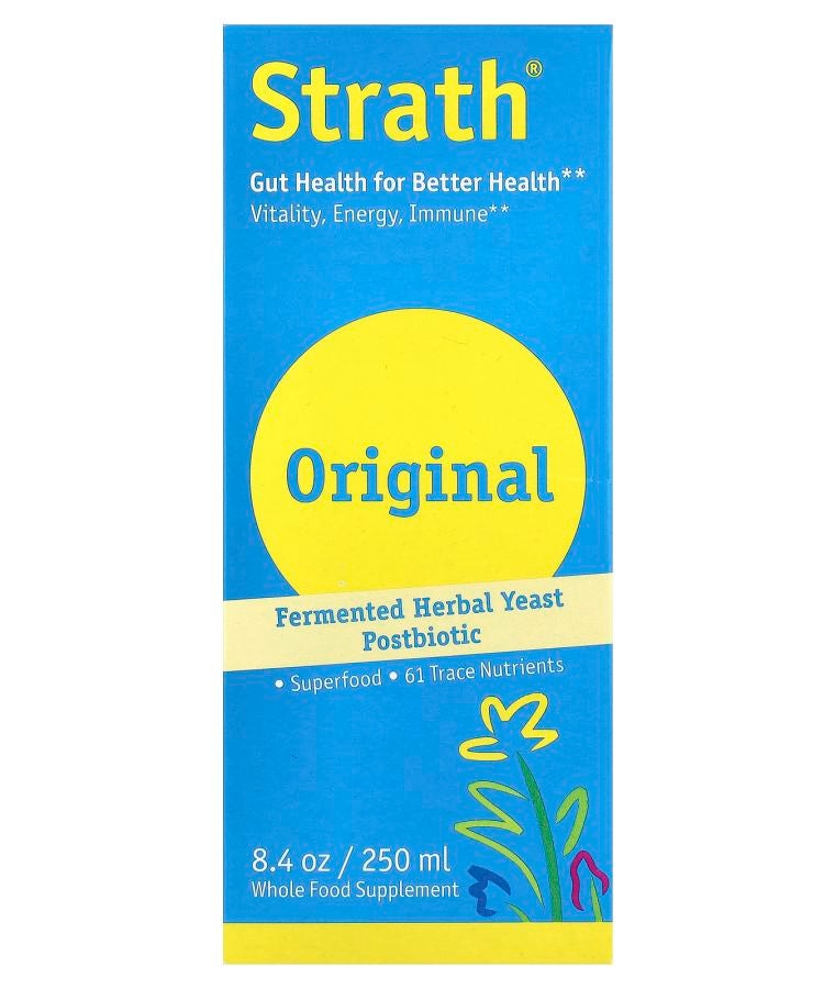 Bio-Strath Original Fermented Herbal Yeast Postbiotic 8.4 oz (250 ml)