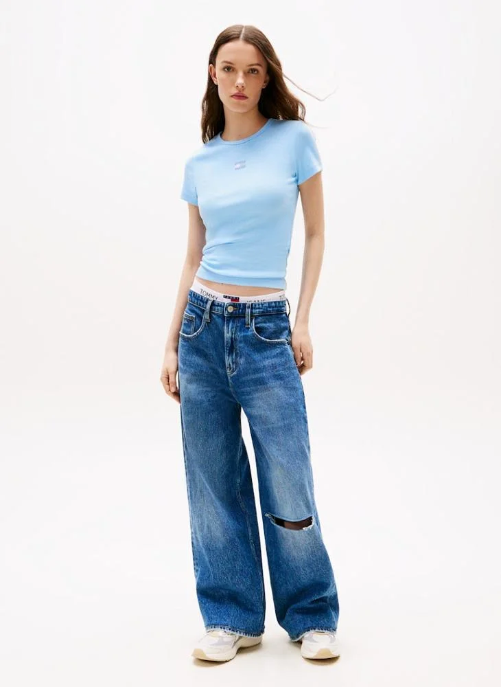 TOMMY JEANS Logo Crew Neck T-Shirt