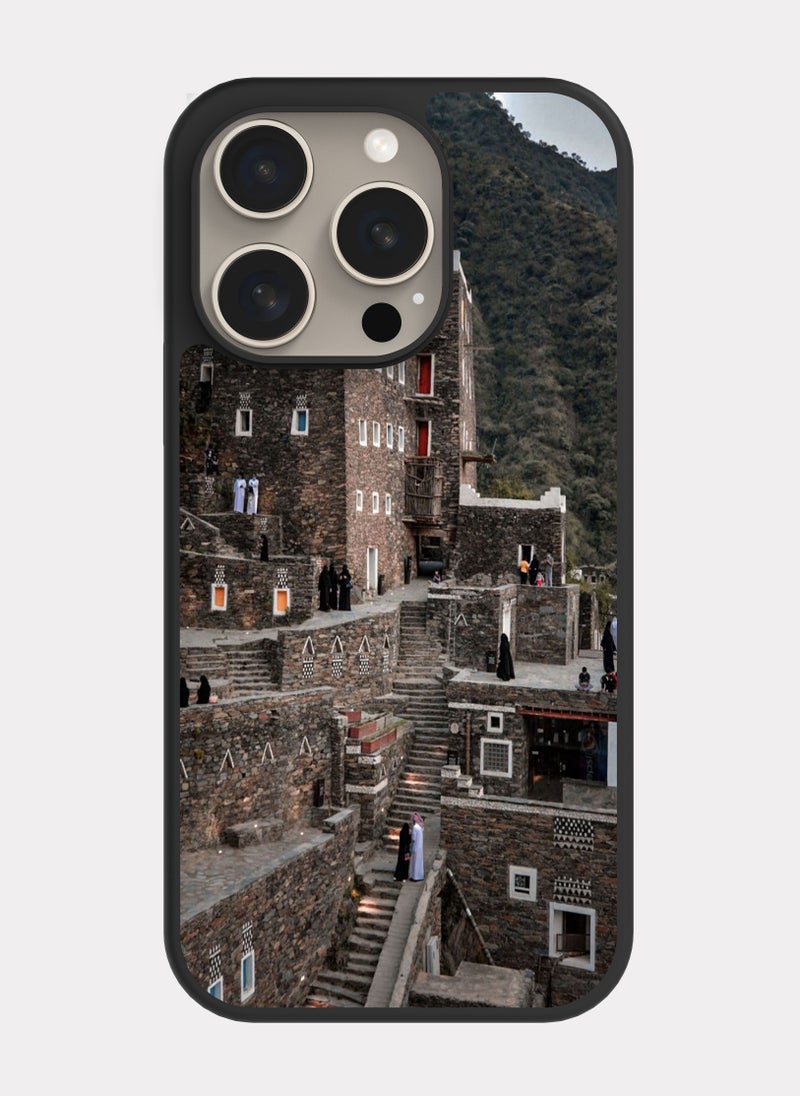 PXLAAT iPhone 15 Pro case cover Old Asiri Building - Image 1