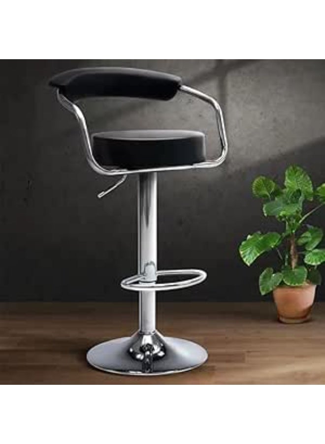 Adjustable Bar Stool - Comfortable & Easy-to-Use Swivel Chair - Practical and Heavy-Duty for Home & Kitchen