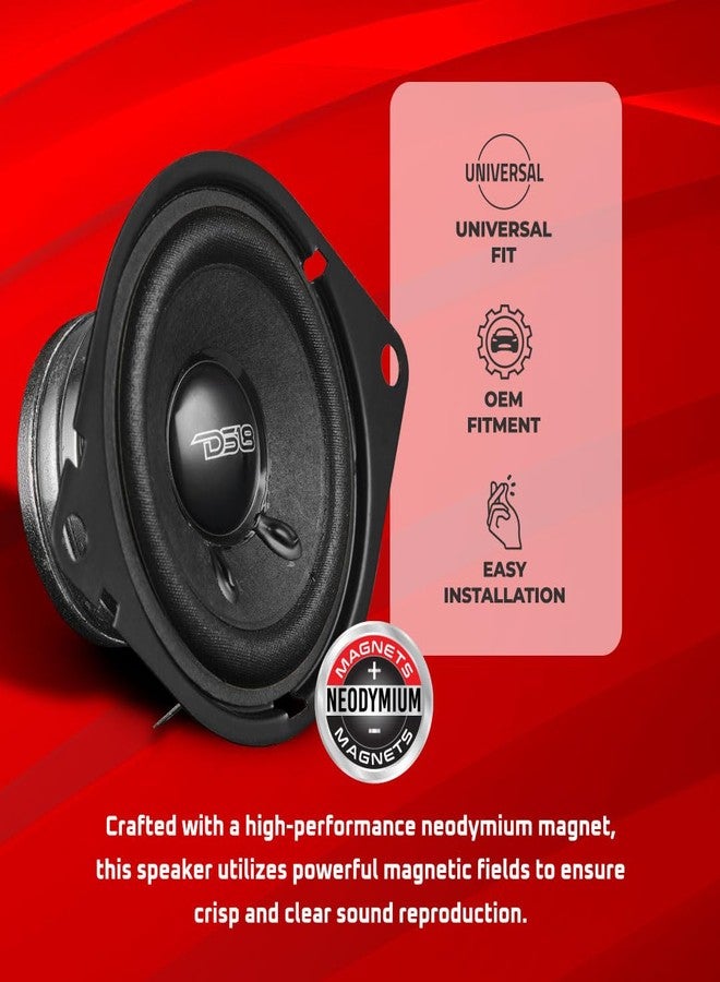 DS18 25D120NO-4 2.5" OEM Dashboard Loudspeaker 4 Ohm with Neodymium Magnet, OEM Speakers Great for Dashboards, Universal Fit - Image 3