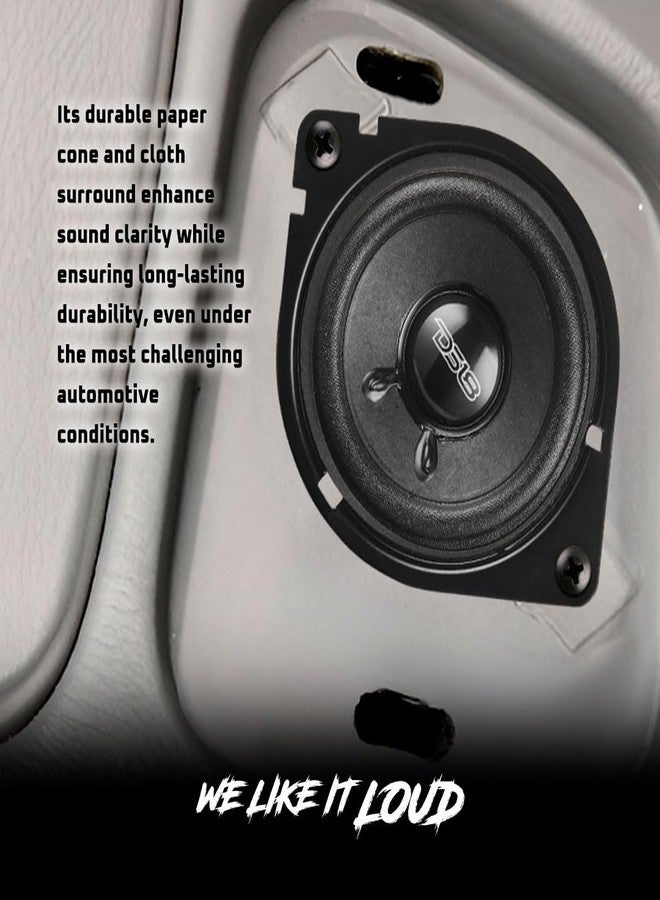 DS18 25D120NO-4 2.5" OEM Dashboard Loudspeaker 4 Ohm with Neodymium Magnet, OEM Speakers Great for Dashboards, Universal Fit - Image 5