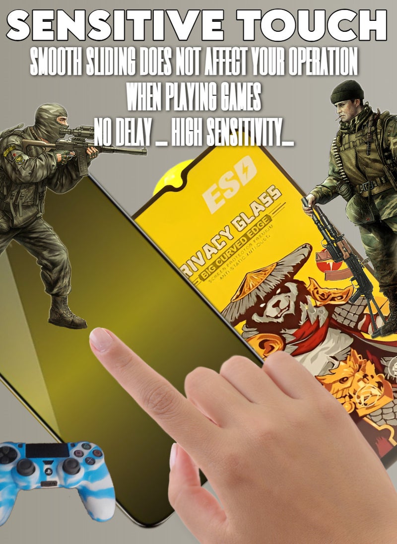 اي اس دي ثلاث قطع، واقي شاشة عالي الجودة لهاتف آسامسونج جالاكسي A04 - Image 3