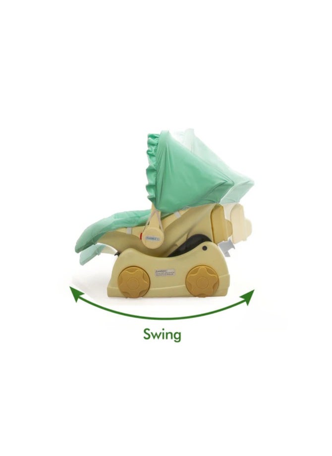 Mamalove Mamalove 2-in-1 Baby Carry Cot & Swing with Storage Box – Portable Infant Bed & Rocker MP01D | Newborn Essential UAE  - Image 2