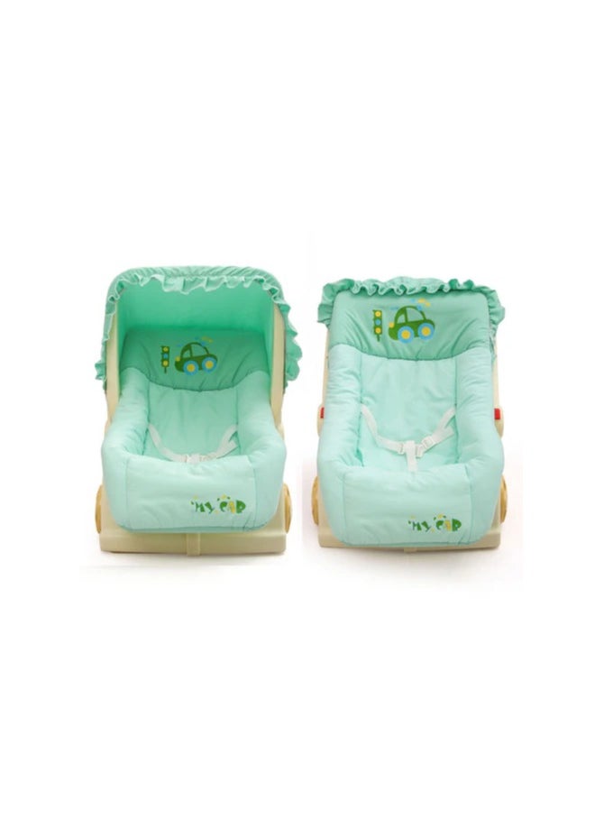 Mamalove Mamalove 2-in-1 Baby Carry Cot & Swing with Storage Box – Portable Infant Bed & Rocker MP01D | Newborn Essential UAE  - Image 3