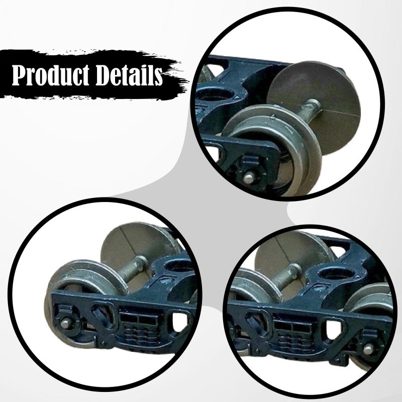 Simulation Electric Locomotive Bogie Wheelset Spare Parts Accessory For K6 Freight Train - Image 3