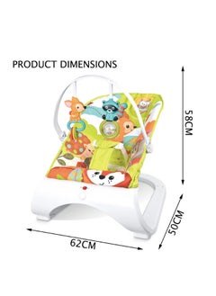 MUMS PLANET Bouncer for children that contains a massage and music system from MUMS PLANET, an electric rocking chair for children suitable from newborn age, a valuable gift for children  - Image 4