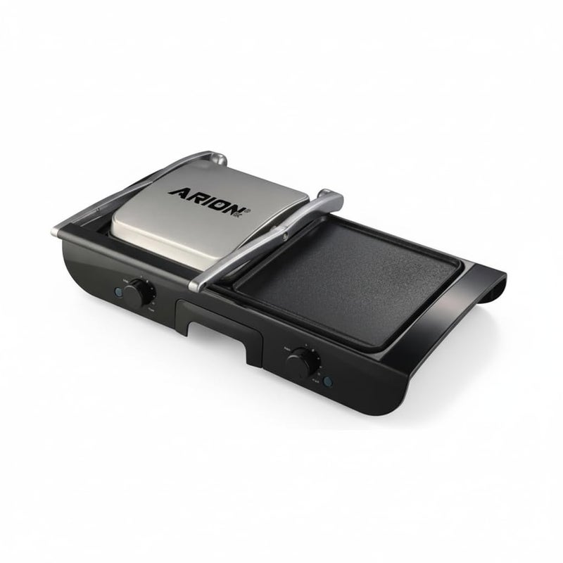 Arion XL Contact Grill & Sandwich Press (1800W) | Multi-Purpose Non-Stick Baker with Adjustable Heat Zones - Image 3
