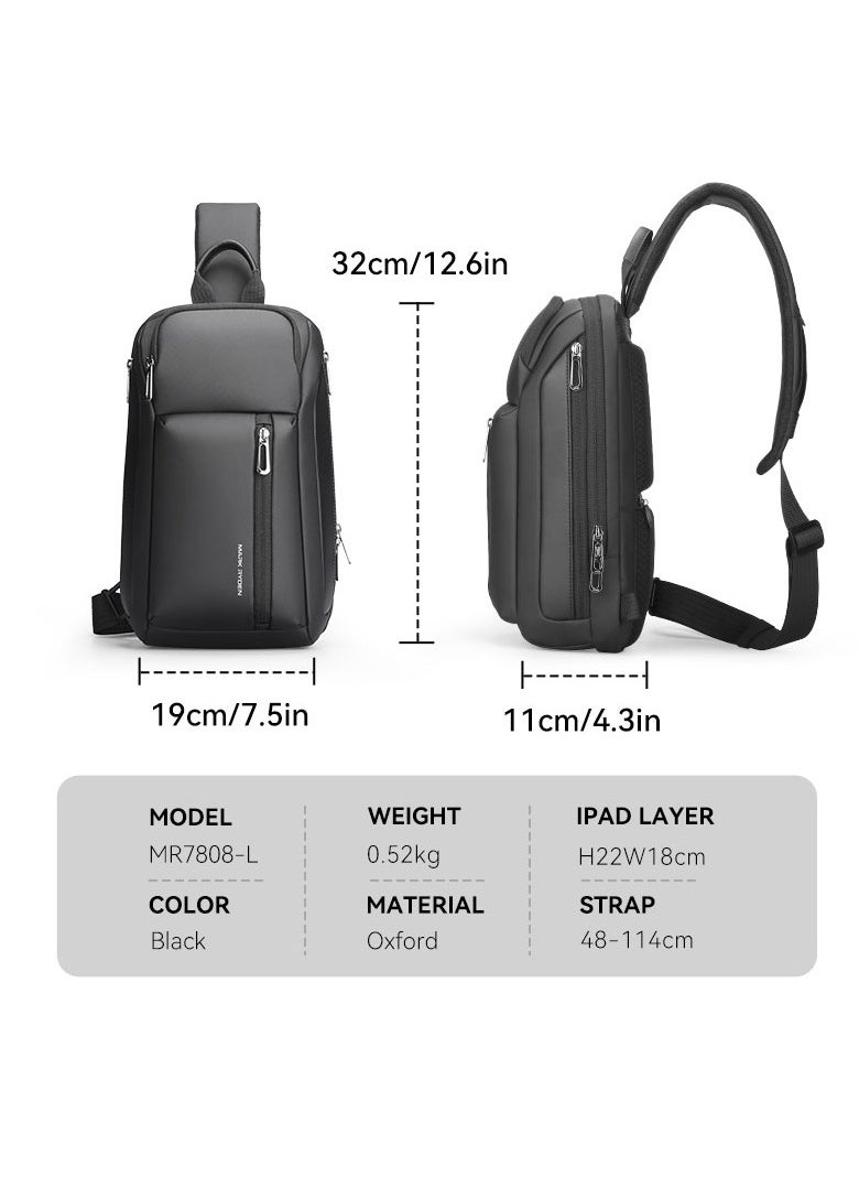 MARK RYDEN MARK RYDEN 7808 Casual Water-Resistant Crossbody BagWith Anti-theft Back Pocket  - Image 2