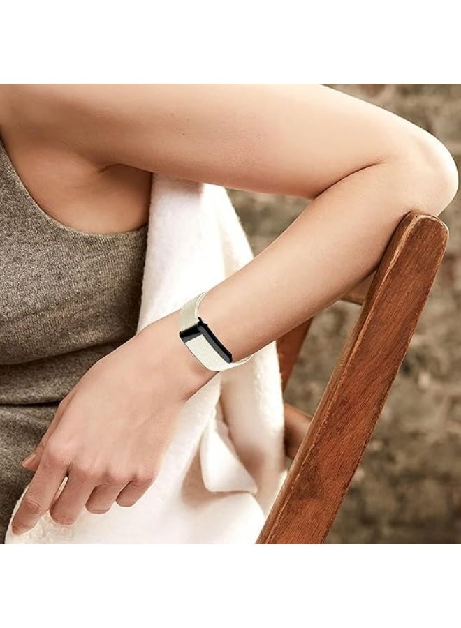TraMx Bands for Whoop 4.0 - Replacement Nylon Knit Watch Strap Wristband with U-shaped Metal Frame Fitness & Activity Tracker Accessories - Image 4