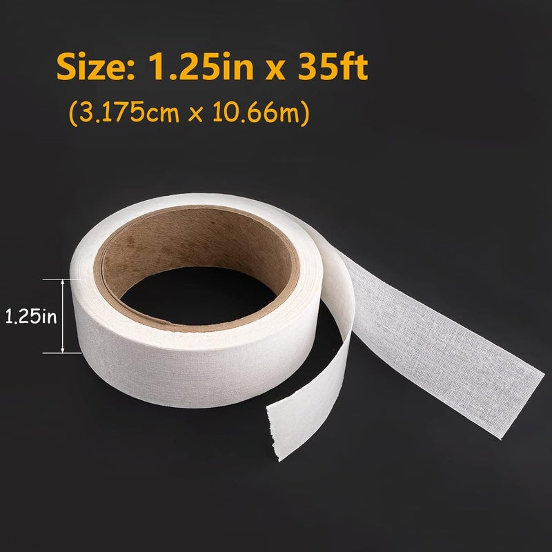 Lineco Self-Adhesive Linen Hinging Tape - 1.25" x 35' - Acid-Free for Arts and Crafts - Image 3