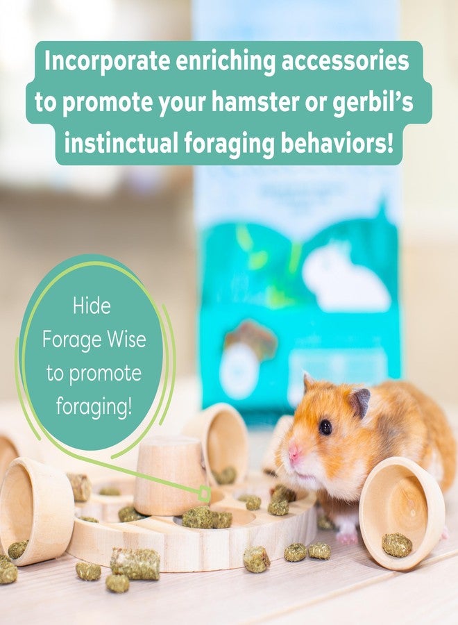 Oxbow Forage Wise Hamster & Gerbil Food, Vitamin Rich Healthy Daily Diet, Hamster Food, Veterinarian Formulated, Small Animal Pet Products, No Artificial Colors & Preservatives, Made in USA, 2 lbs - Image 5