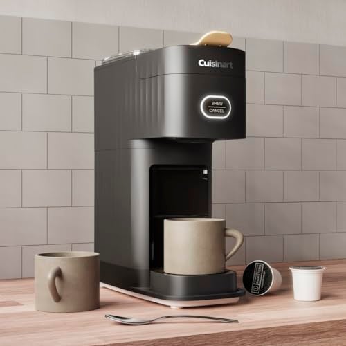 Cuisinart ماكينة قهوة فردية CUISINART Soho™، سوداء، SS-7BK - Image 4