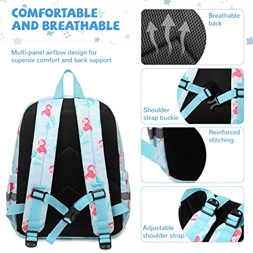 mygreen Backpack for Kids Girls Preschool Backpack Kindergarten BookBag School Backpack with Chest Strap Dancing Girl Pink - Image 4