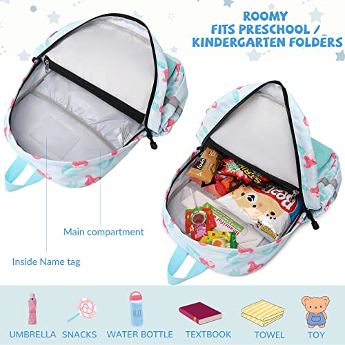 mygreen Backpack for Kids Girls Preschool Backpack Kindergarten BookBag School Backpack with Chest Strap Dancing Girl Pink - Image 5