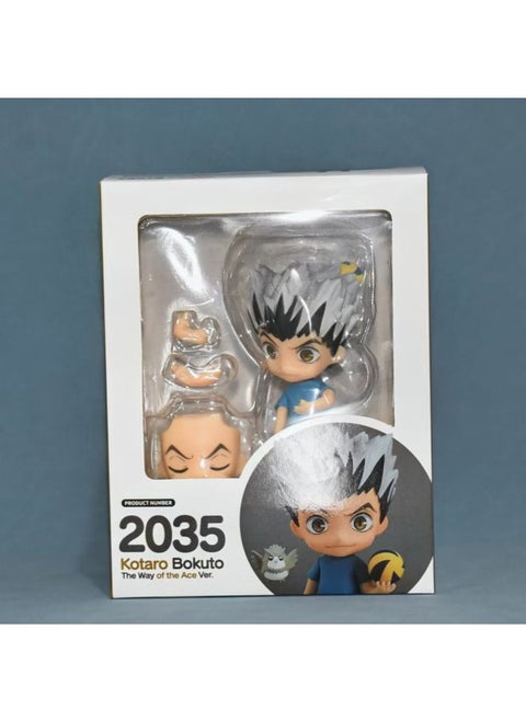 Movable Face Changing Clay Man JOJO's Wonderful Adventure Volleyball Junior Ghost Extermination Blade Q Edition Animation Game Hand-held-Color:Wooden Rabbit Lighttaro 2035