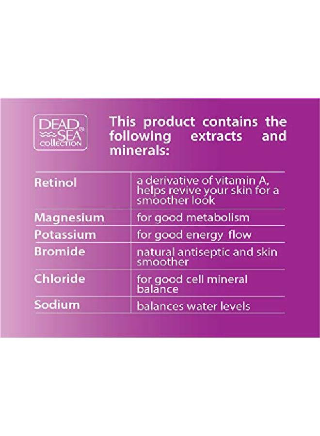 Dead Sea Collection Retinol Anti Wrinkle Night Cream With Minerals - Image 5