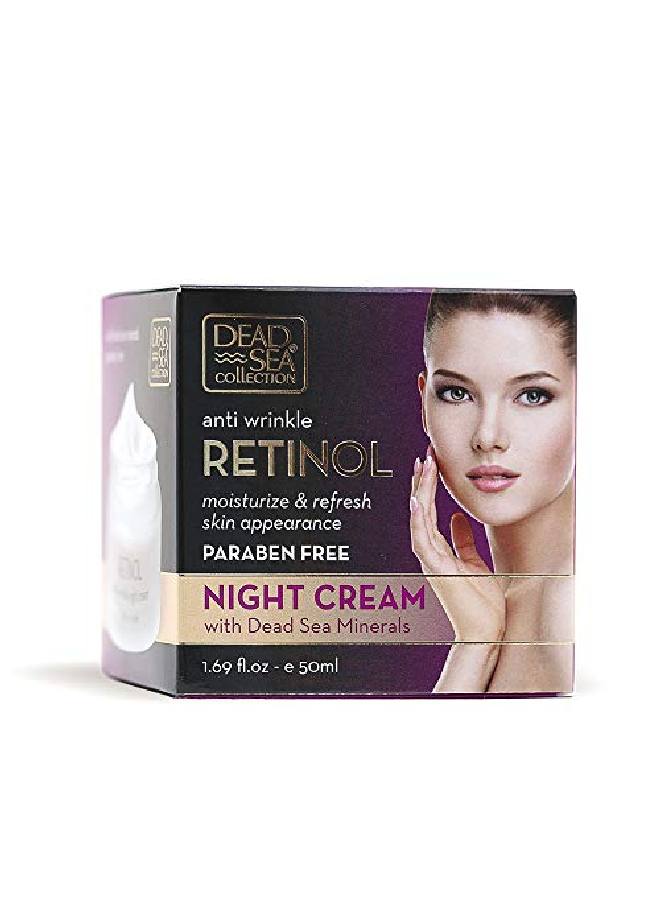 Dead Sea Collection Retinol Anti Wrinkle Night Cream With Minerals - Image 1