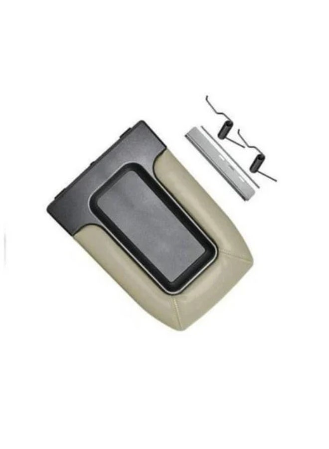 GMC Yukon Center Console Armrest Cover Beige Synthetic Leather for 2001–2006 Models - Image 2