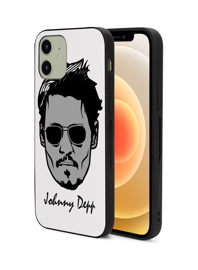 NIBEMINENT Johnny Depp Printed Protective Case Cover For Apple iPhone 12 Multicolour - Image 1